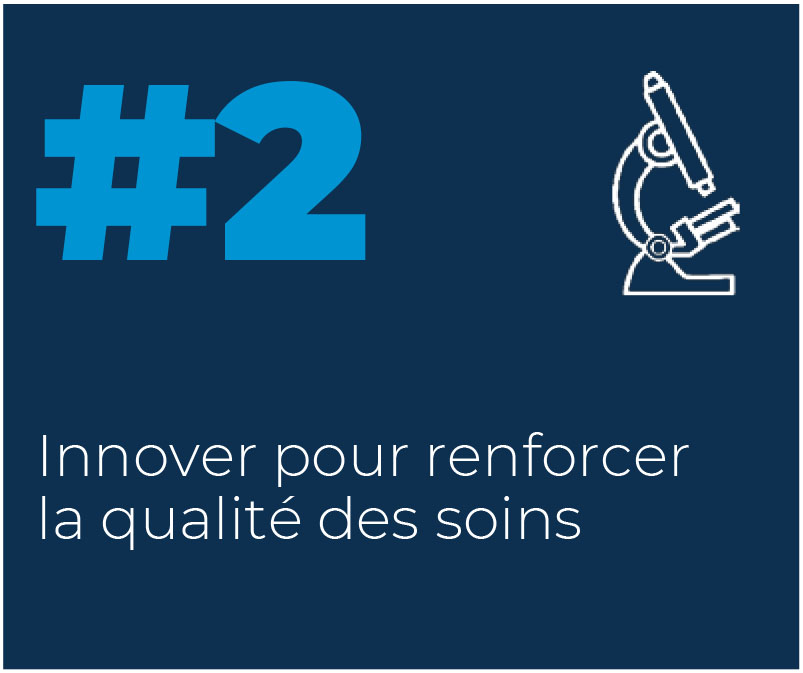 2. Innover pour renforcer la qualité des soins